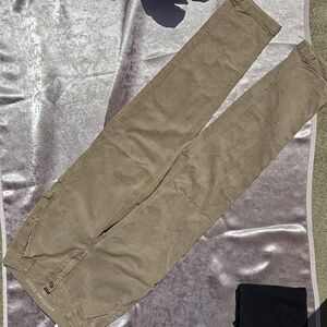 American Eagle Khaki Utility Pants Stretch Size 0 Regular